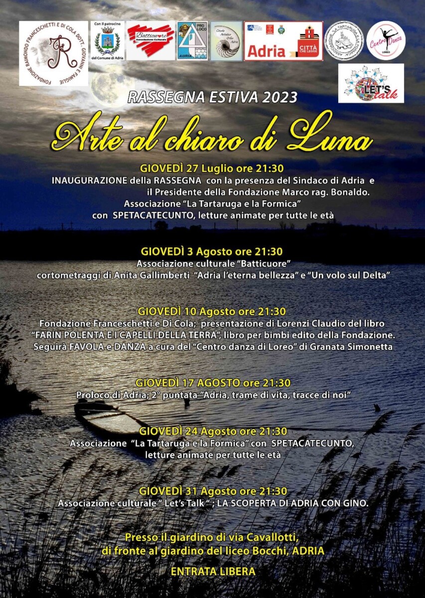 Read more about the article “Arte al Chiaro di Luna”