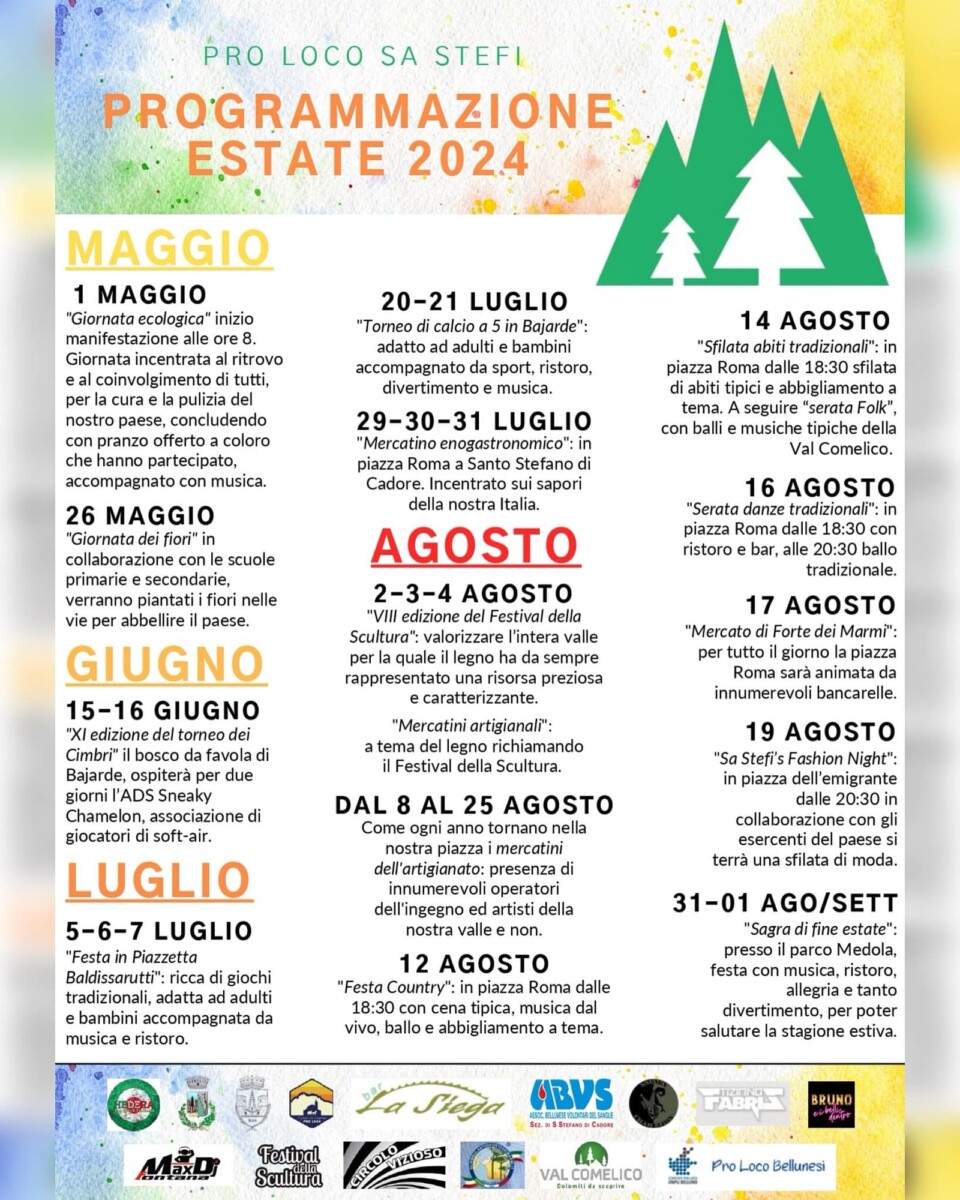 Read more about the article Pro Loco Sa Stefi – Eventi Estate 2024