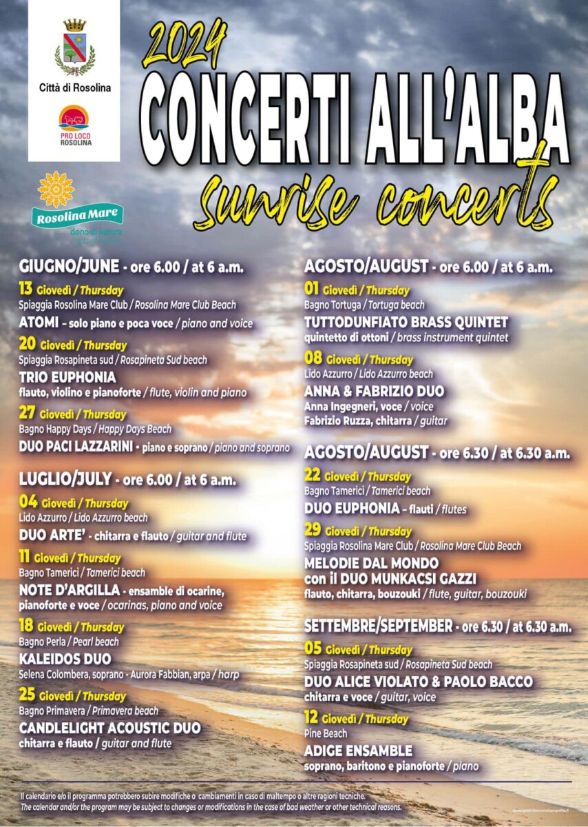 Read more about the article Concerti all’Alba
