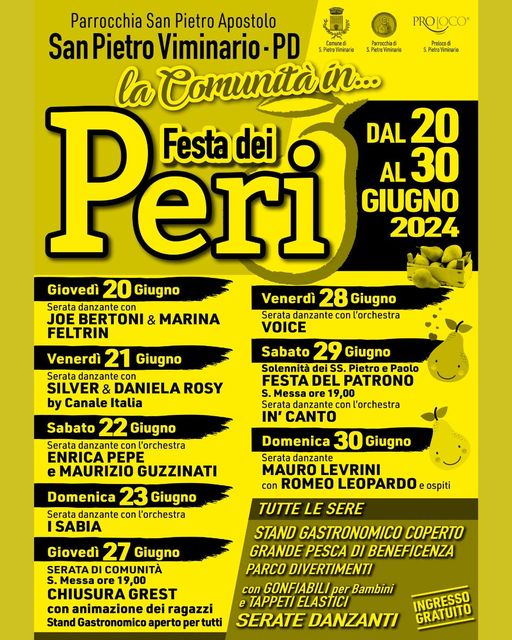 Read more about the article Festa dei Peri