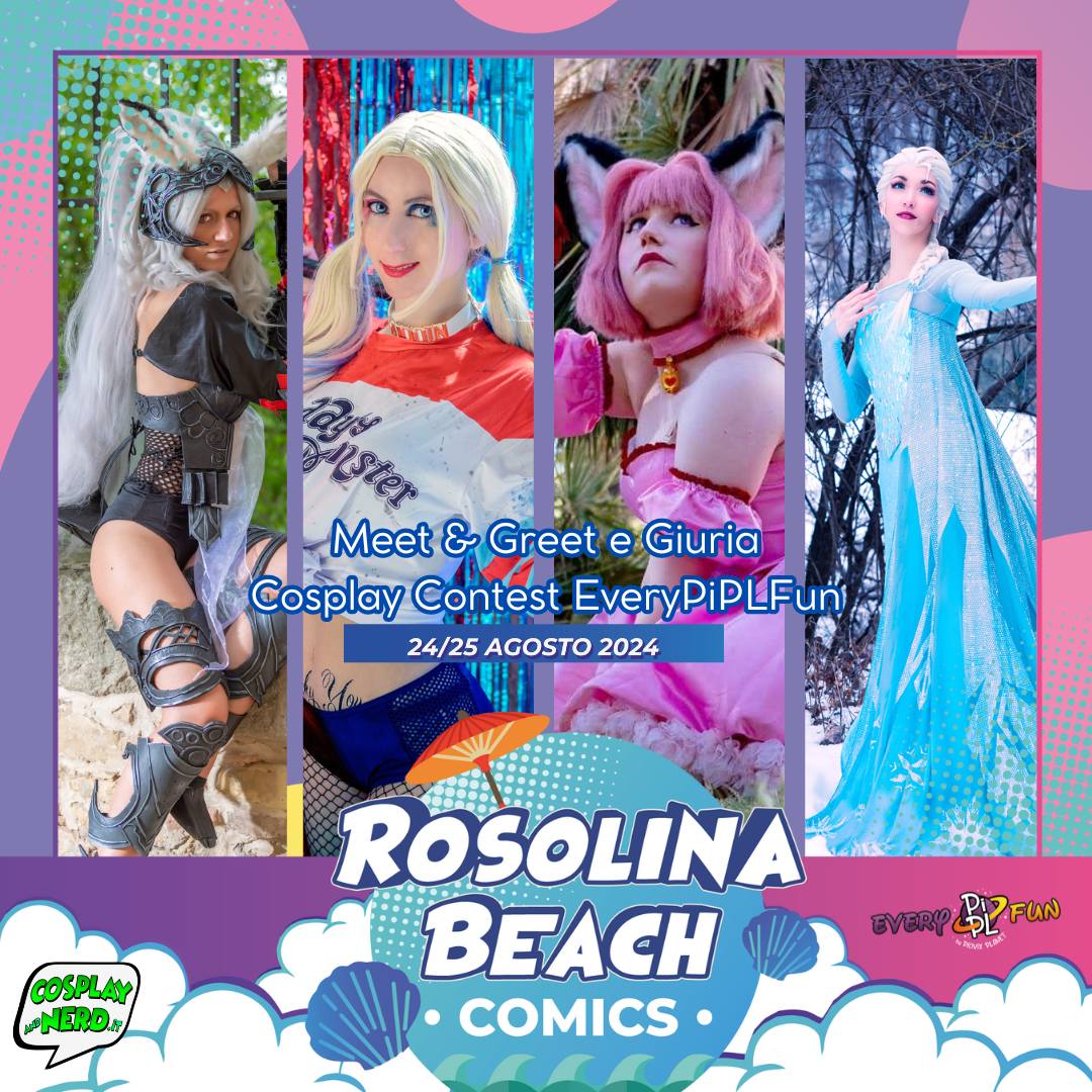 Read more about the article Cosplay and Nerd è con Goldnessyami e Amalithya Art & Cosplay presso Rosolina Mare.