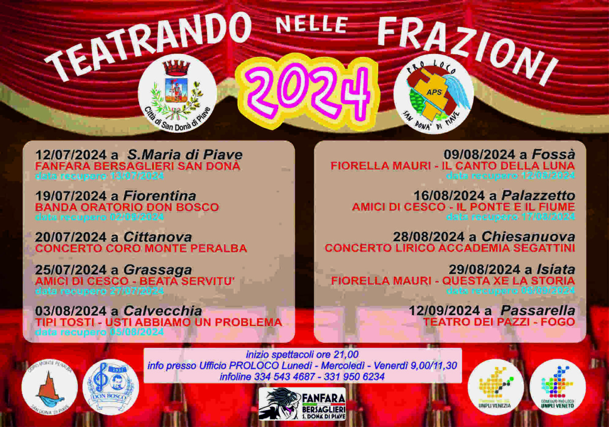Read more about the article Teatrando nelle Frazioni 2024