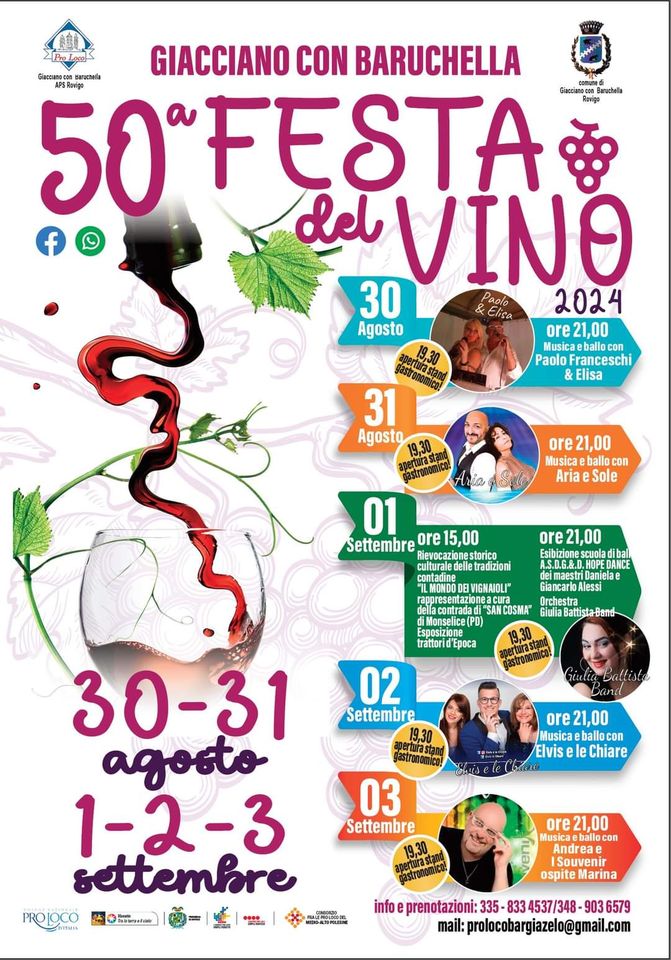 Read more about the article 50^Festa del Vino