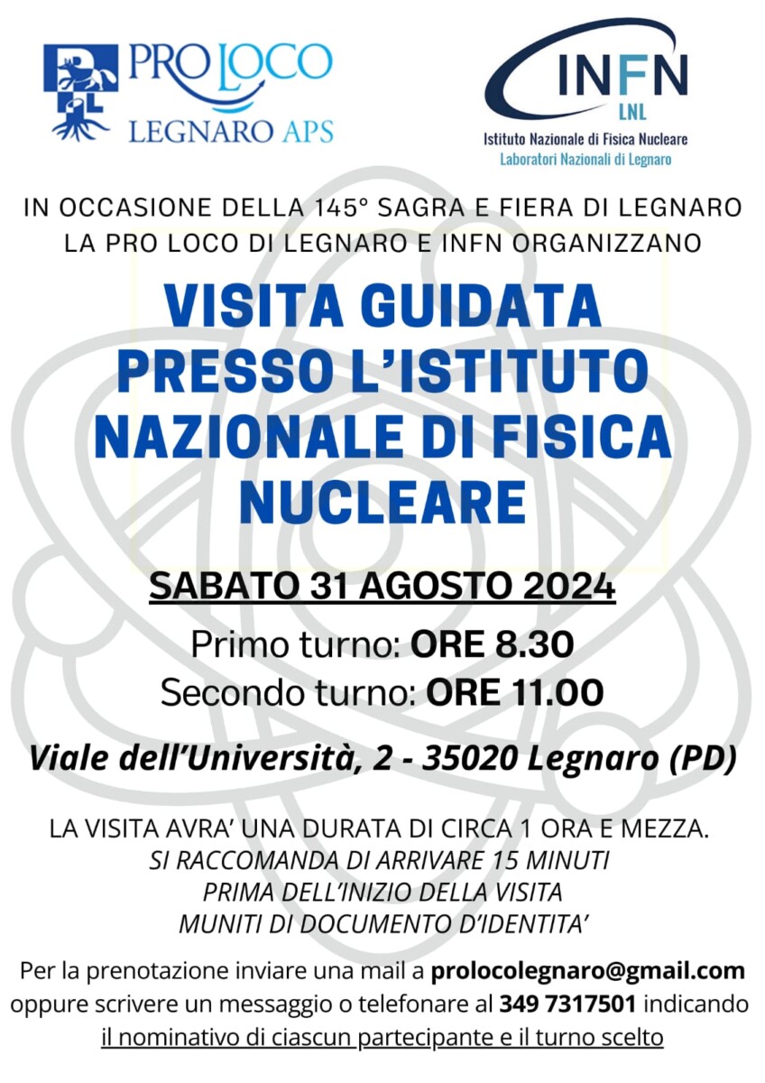 Read more about the article Visita Guidata presso l’Istituto Nazionale di Fisica Nucleare