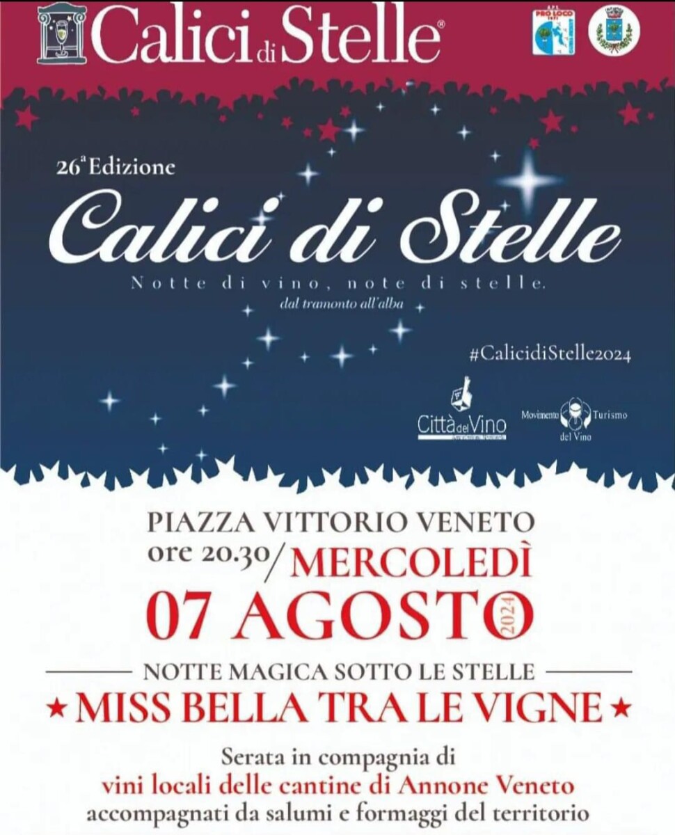 Read more about the article Calici di Stelle