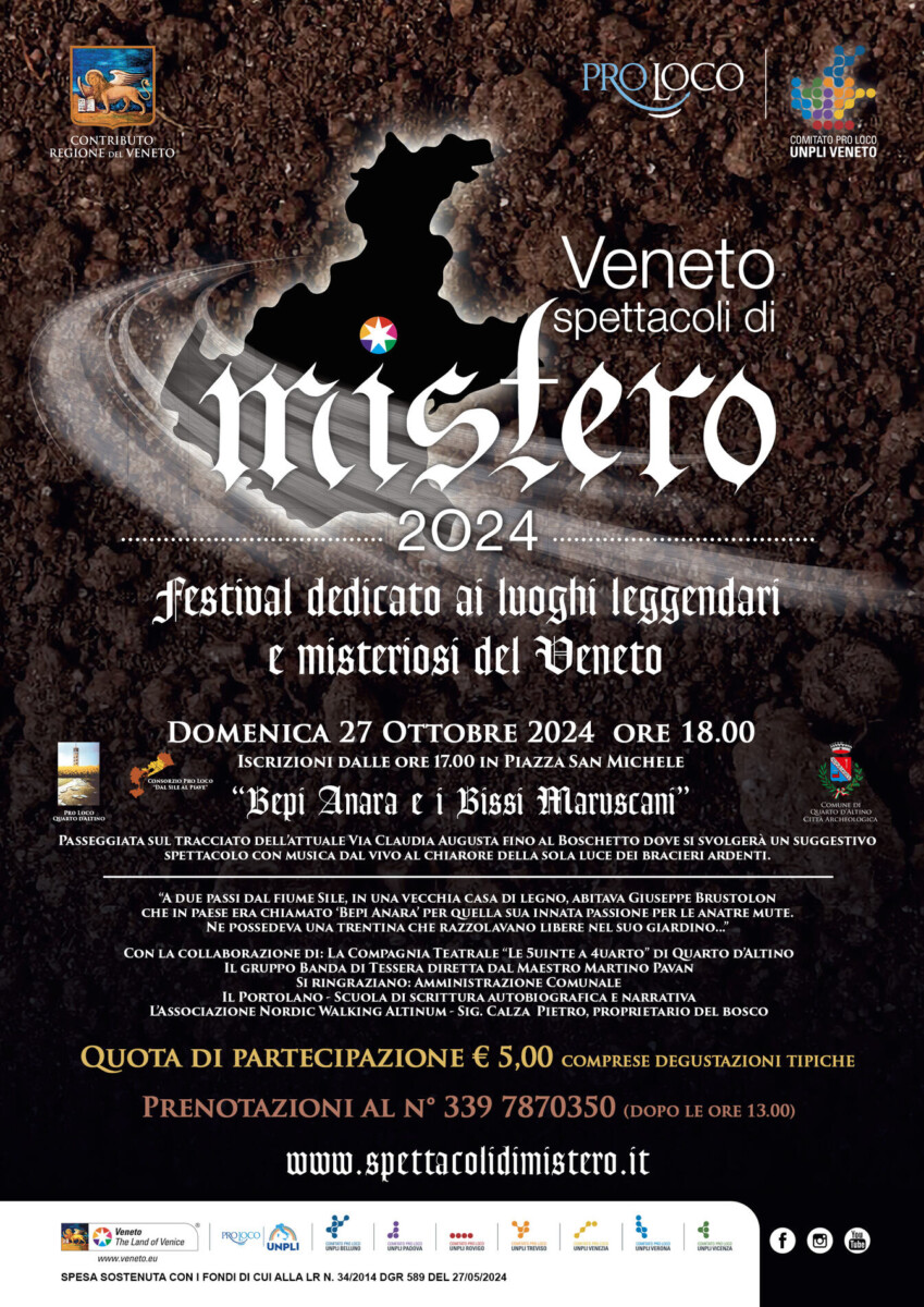 Read more about the article Festival dedicato ai luoghi leggendari e misteriosi del veneto