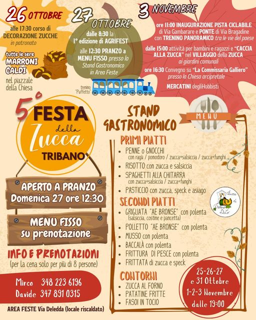 Read more about the article 5^Edizione Festa della Zucca di Tribano