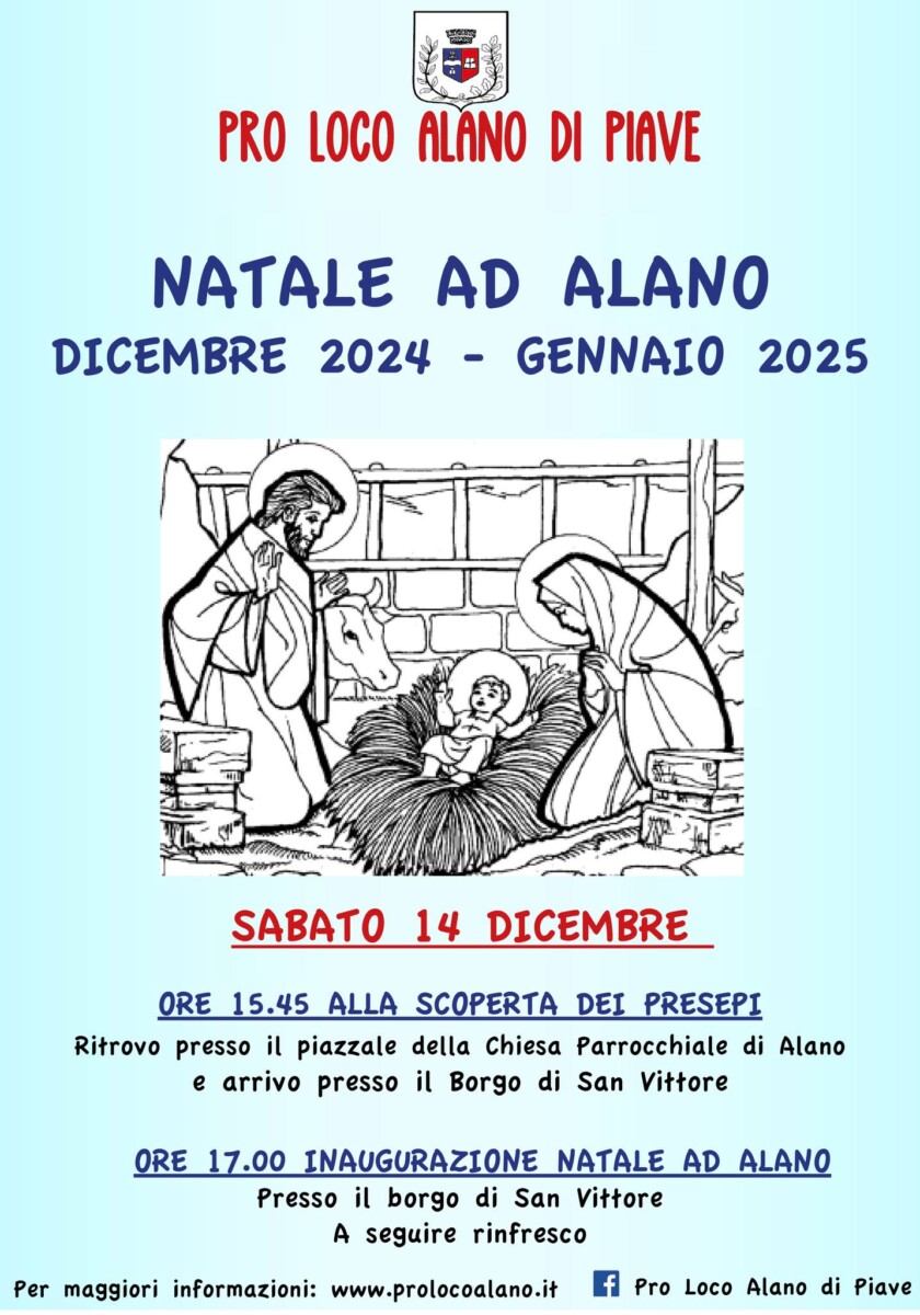 Read more about the article Natale ad Alano e Presepi a San Vittore